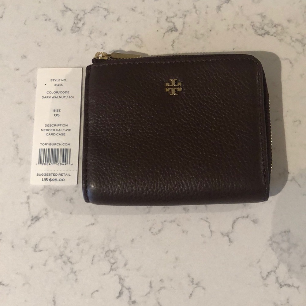 Tory Burch brown leather wallet